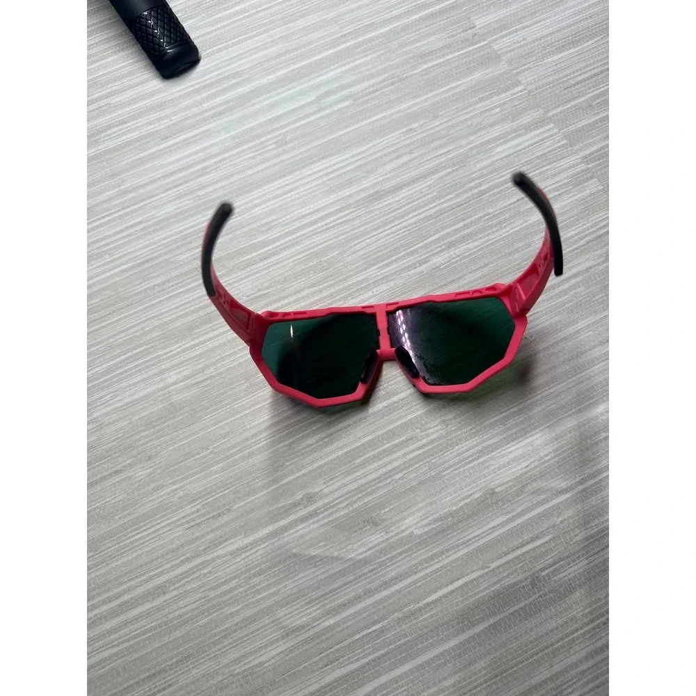 X-TIGER Cycling Sunglasses Pink Mirrored Shield Lens MTB‎ Road Bike UV400 Sports